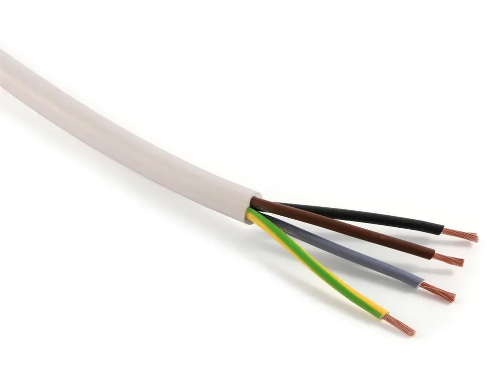 Kabel H05VV-F 4Gx1 bílá (CYSY)