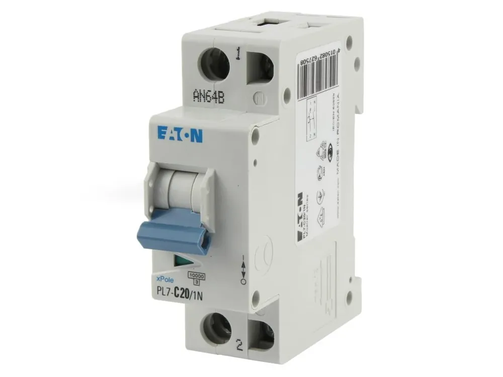 Jistič EATON PL7-20/C/1N 10kA 262750