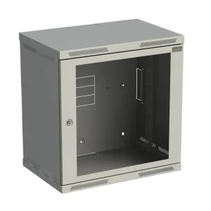 Rozvaděč datový nástěnný 19" Solarix Sensa 12U skleněné dveře