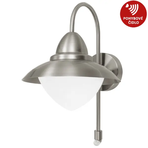 Svítidlo E27 s čidlem pohybu Eglo Sidney 60 W