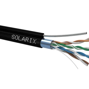 Kabel instalační Solarix CAT5e FTP stíněný PE 305 m