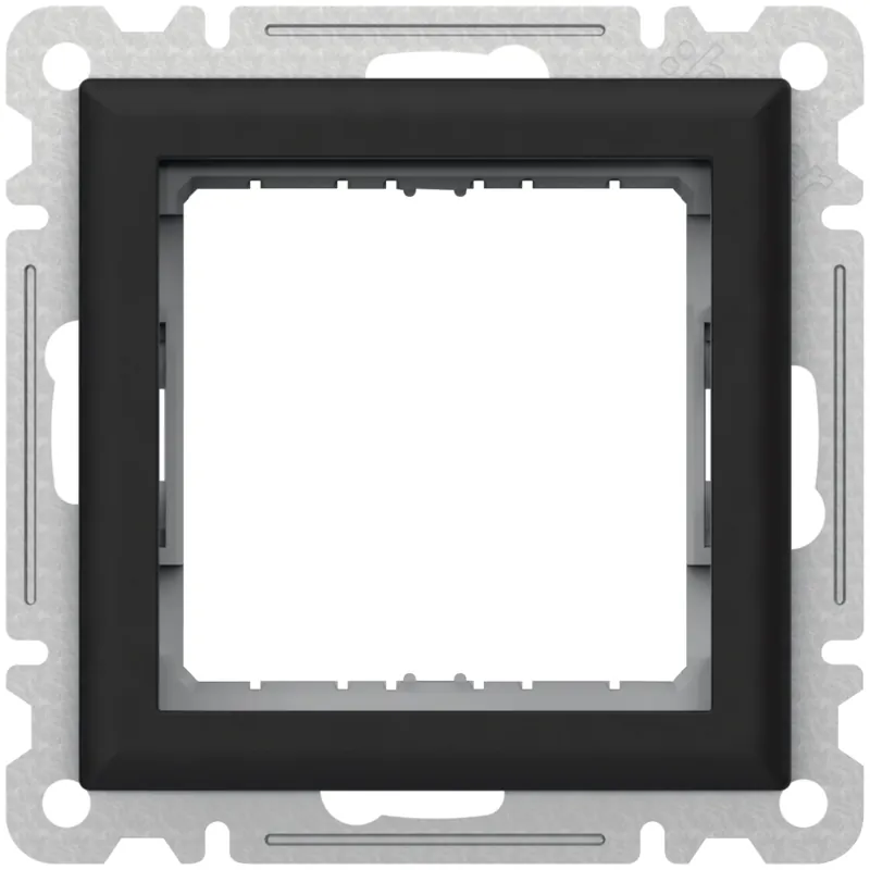 Adaptér k elektronickým přístrojům 45×45 mm Hager lumina černá mat