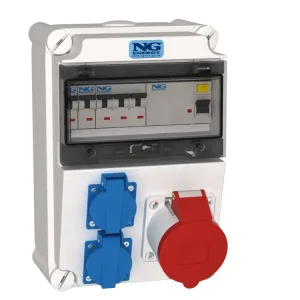 Kombinace zásuvková NG Energy SC 53 024 E.01 2× 230 V 1× 400 V, 32 A