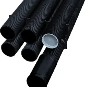 Chránička korugovaná pevná Fränkische Kabuflex černá 120 mm 6 m