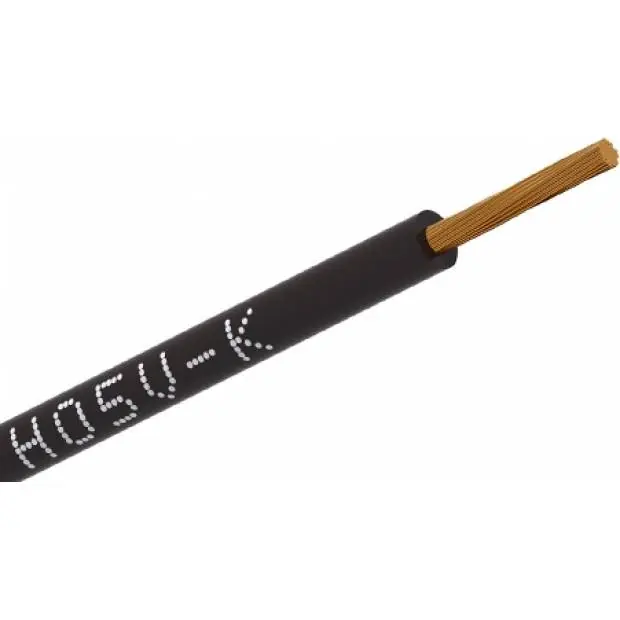 H07V-K 2,5mm (CYA) černý kabel