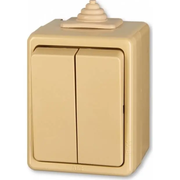 ABB 3553-05929 D Praktik přepínač sériový, řazení 5, IP 44