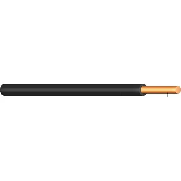 H05V-U 0,75mm (CY) černý kabel