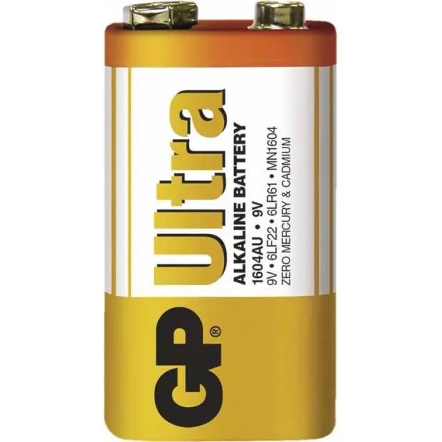GP B1950 Alkalická baterie Ultra 6LF22 9V