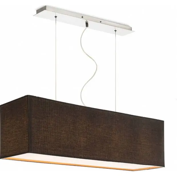 R10539 LOPE 80 závěsná černá matný nikl 230V E27 4x42W SLV
