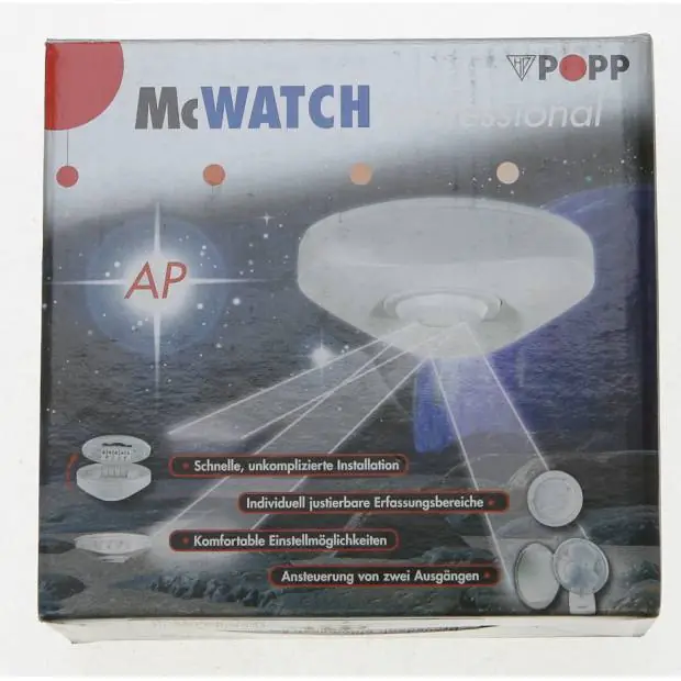 POPP Senzor 360° 2 kanály 2300W nástěnný IP40