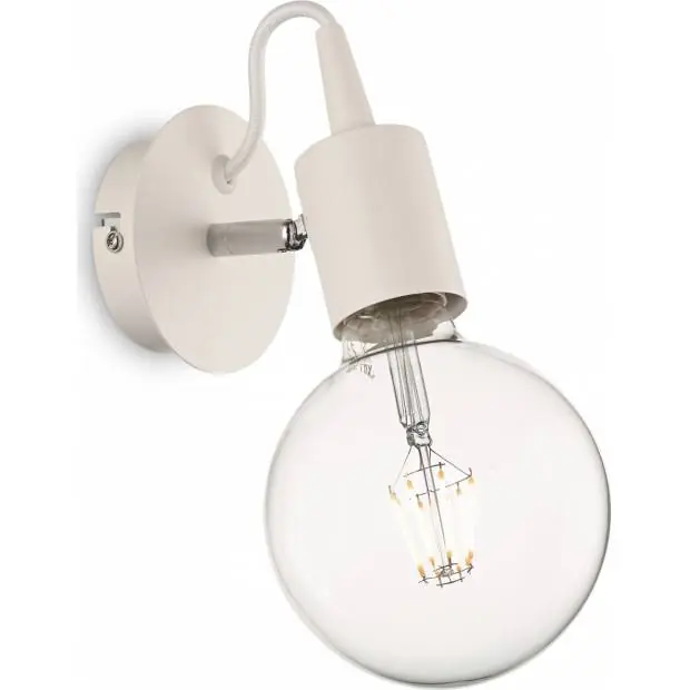 EDISON AP1 BIANCO Ideal Lux 138374 svítidlo nástěnné
