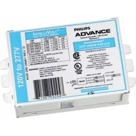 PureVOLT ELE BALLAST (2) 60W UV CFL(4-P) 120-277V